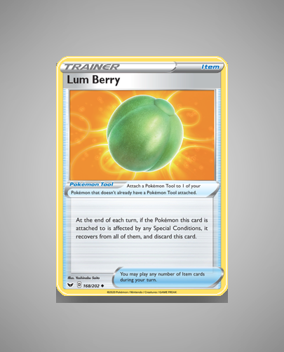 Collector’s Guide: Lum Berry (Sword Shield #168)