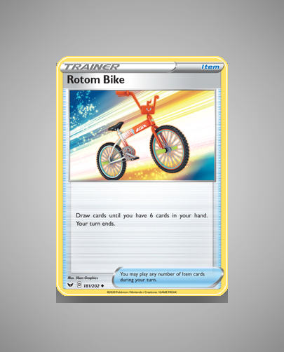 Collector’s Guide: Rotom Bike (Sword Shield #181)