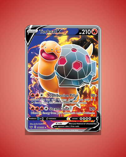 Torkoal V (Sword Shield) #188