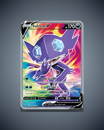 Collector’s Guide: Sableye V (Sword Shield #194)