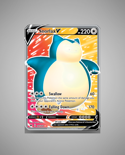 Snorlax V (Sword Shield) #197