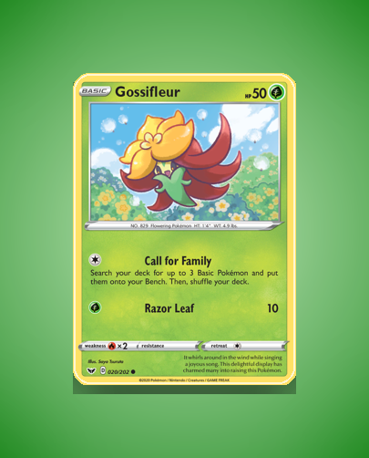 Collector’s Guide: Gossifleur (Sword Shield #20)