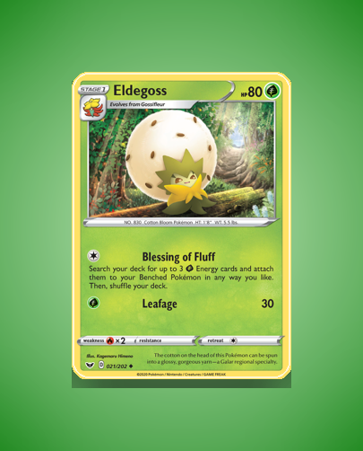 Collector’s Guide: Eldegoss (Sword Shield #21)