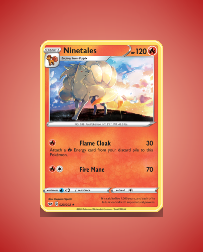 Ninetales (Sword Shield) #23