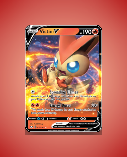 Victini V (Sword Shield) #25