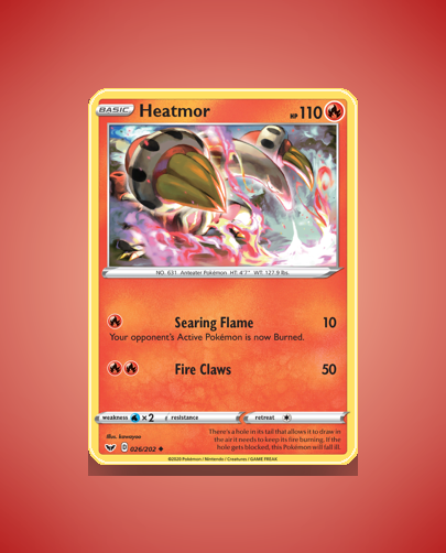 Heatmor (Sword Shield) #26