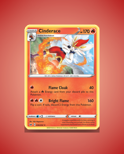 Collector’s Guide: Cinderace (Sword Shield #36)