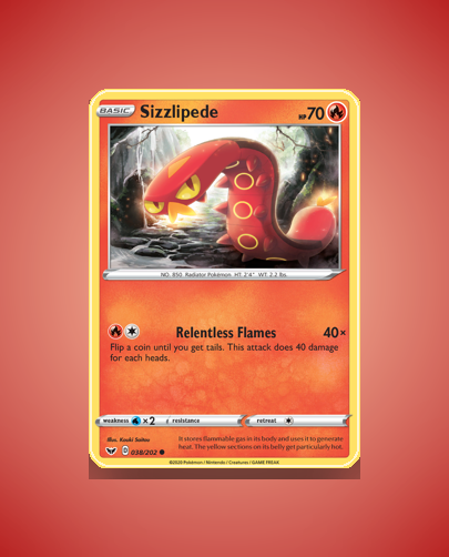 Sizzlipede (Sword Shield) #38