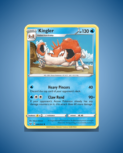 Collector’s Guide: Kingler (Sword Shield #44)