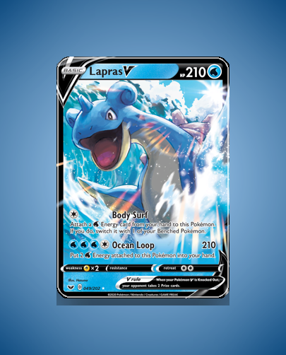 Lapras V (Sword Shield) #49