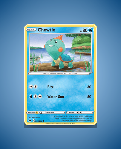 Chewtle (Sword Shield) #60