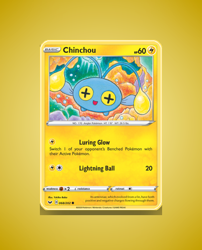 Chinchou (Sword Shield) #68