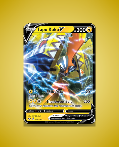 Tapu Koko V (Sword Shield) #72