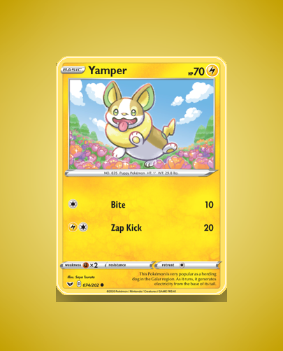 Collector’s Guide: Yamper (Sword Shield #74)