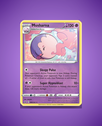 Musharna (Sword Shield) #88