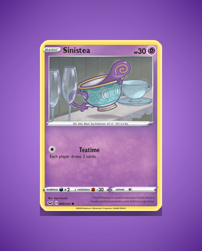 Collector’s Guide: Sinistea (Sword Shield #89)