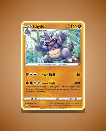 Rhydon (Sword Shield) #98