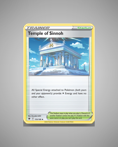 Collector’s Guide: Temple of Sinnoh (Astral Radiance #155)