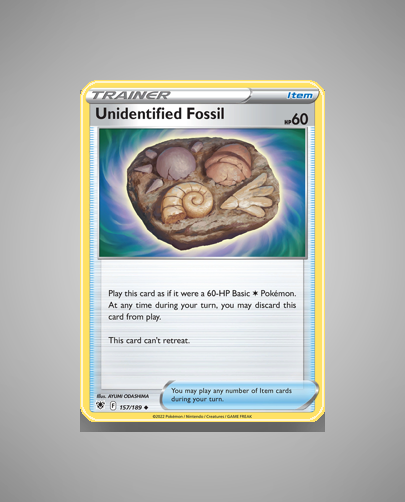 Unidentified Fossil (Astral Radiance) #157