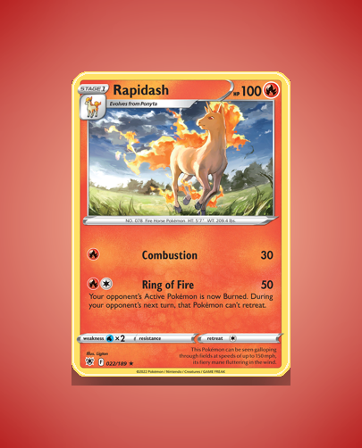 Collector’s Guide: Rapidash (Astral Radiance #22)