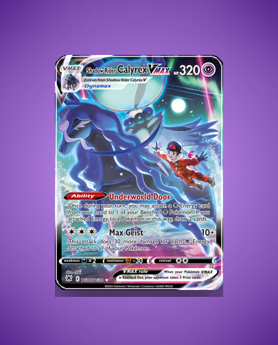 Collector’s Guide: Shadow Rider Calyrex VMAX (Astral Radiance Trainer Gallery #TG18)