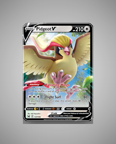 Pidgeot V (Lost Origin) #137
