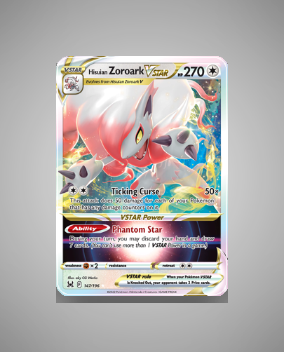 Hisuian Zoroark VSTAR (Lost Origin) #147