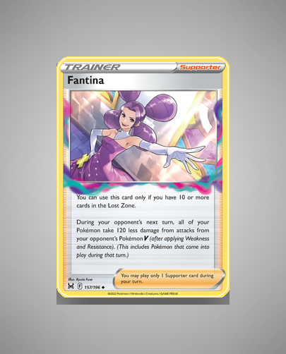 Collector’s Guide: Fantina (Lost Origin #157)