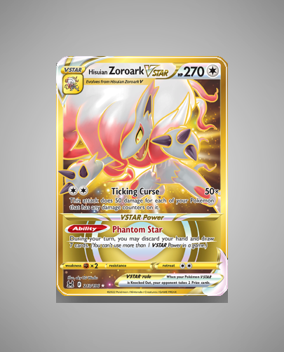 Hisuian Zoroark VSTAR (Lost Origin) #213