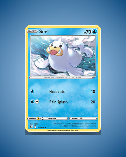 Seel (Lost Origin) #33