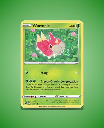 Collector’s Guide: Wurmple (Lost Origin #6)