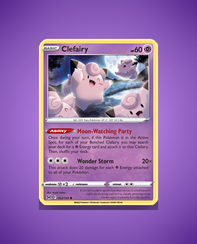 Collector’s Guide: Clefairy (Lost Origin #62)