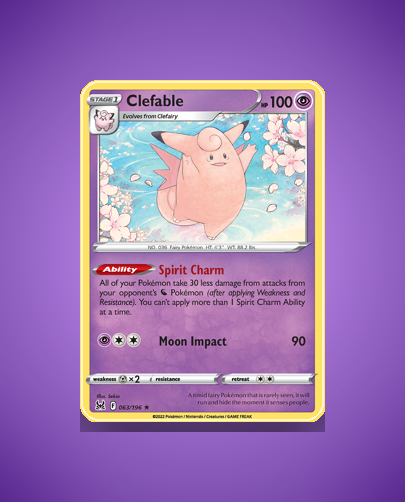 Clefable (Lost Origin) #63