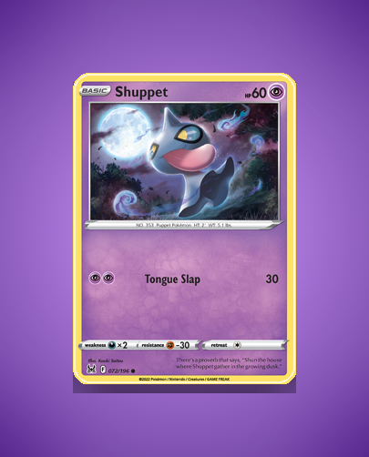 Shuppet (Lost Origin) #72