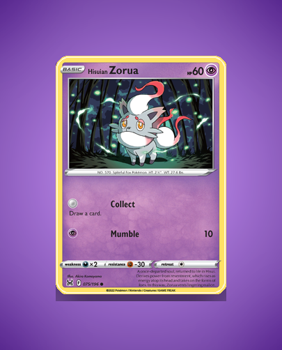 Hisuian Zorua (Lost Origin) #75