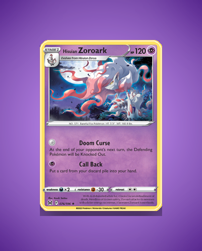 Hisuian Zoroark (Lost Origin) #76