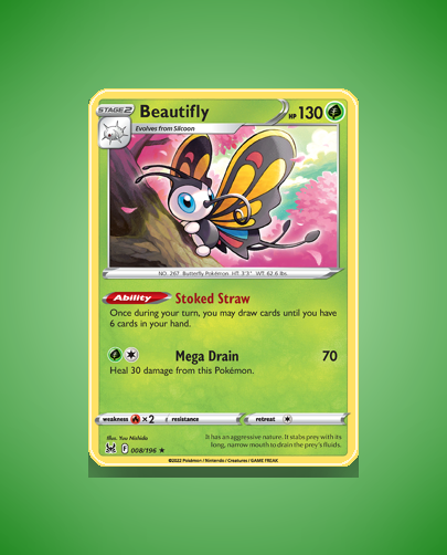 Collector’s Guide: Beautifly (Lost Origin #8)