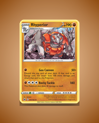 Rhyperior (Lost Origin) #91