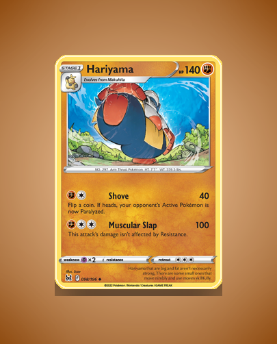 Collector’s Guide: Hariyama (Lost Origin #98)