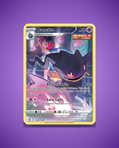 Banette (Lost Origin Trainer Gallery) #TG07