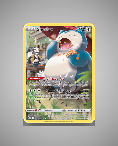 Snorlax (Lost Origin Trainer Gallery) #TG10