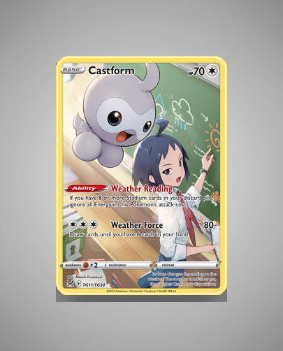 Castform (Lost Origin Trainer Gallery) #TG11