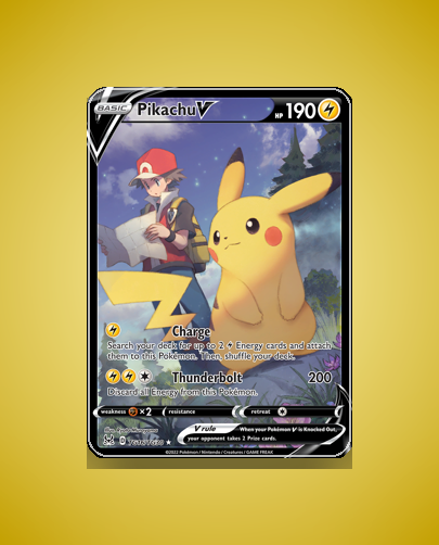 Pikachu V (Lost Origin Trainer Gallery) #TG16