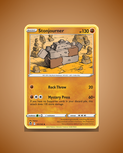 Stonjourner (Silver Tempest) #101