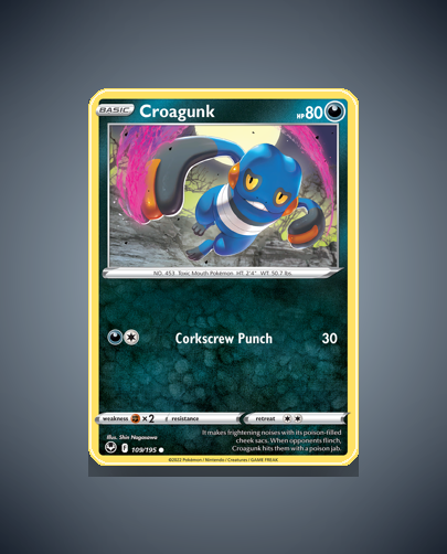 Croagunk (Silver Tempest) #109