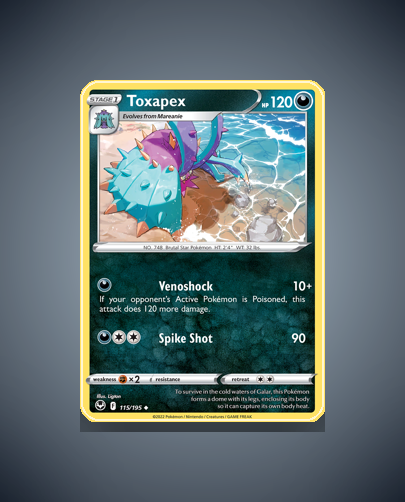 Toxapex (Silver Tempest) #115