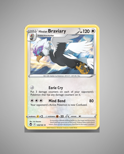 Collector’s Guide: Hisuian Braviary (Silver Tempest #149)