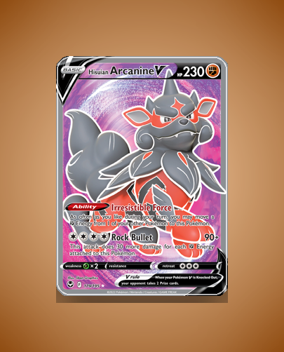 Hisuian Arcanine V (Silver Tempest) #179