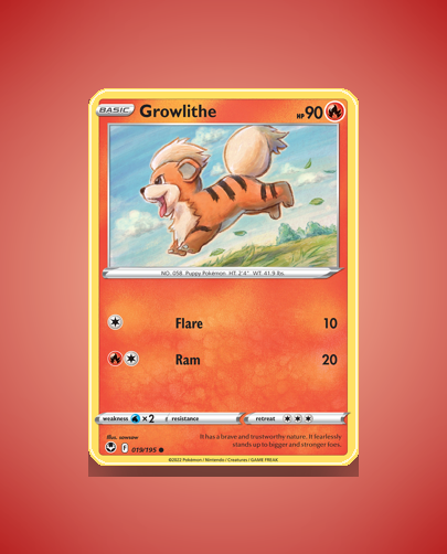 Collector’s Guide: Growlithe (Silver Tempest #19)