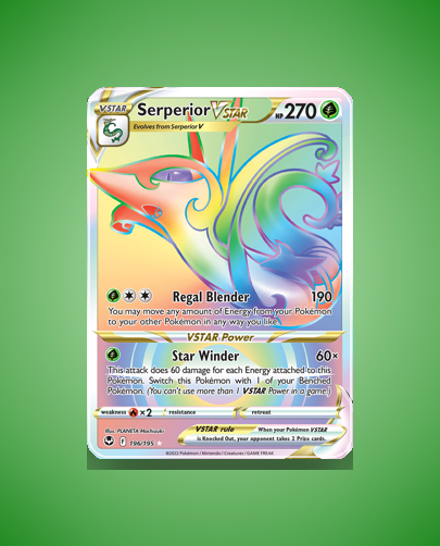 Collector’s Guide: Serperior VSTAR (Silver Tempest #196)